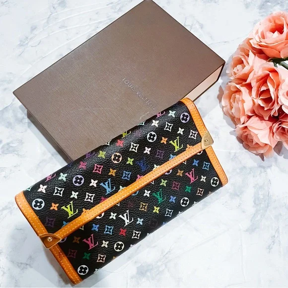 🌈 Louis Vuitton Murakami multicolor wallet with box - Picture 1 of 7